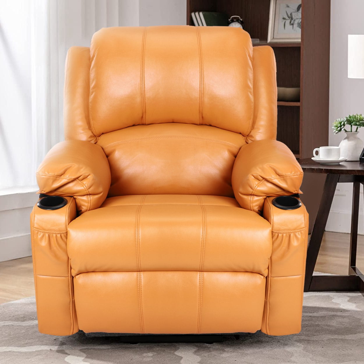Recliner Chair with Heat Ergonomic Lounge Chair for Living Room with