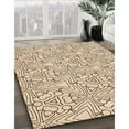 thumbnail image 3 of Ahgly Company Machine Washable Indoor Square Transitional Copper Brown Area Rugs, 4' Square, 3 of 7