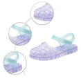 thumbnail image 4 of DuoJiaJ Girls Fashion Jelly Sandals Breathable Open Toe Beach Shoes Soft Sole Casual Summer Footwear For Toddlers And Kids Girls School Sandals Size 9.5, 4 of 5