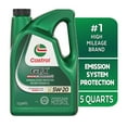 thumbnail image 4 of Castrol GTX High Mileage 5W-20 Synthetic Blend Motor Oil, 5 Quarts, 4 of 16