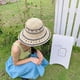 thumbnail image 5 of Sombrero de paja para mujer, sombrero de pescador tejido, sombrero de playa, gorra plegable, gorras de verano, 5 of 6