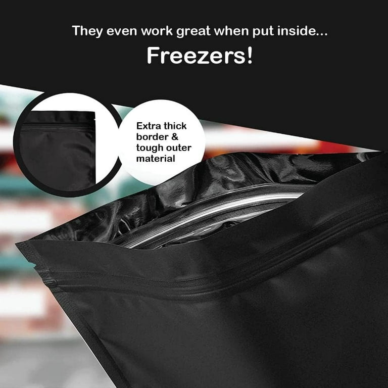 50x Mylar Bags 3.5g Herb Capacity Smell Proof Baggies 9cm x