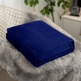 thumbnail image 6 of Btomtd 80"x90" Fleece Throw Blanket Flannel Plush Blanket Thick Small Blanket Warming Blanket for Household and Office Nap Use Soft Blanket, Navy-L, 6 of 6