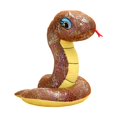 thumbnail image 1 of Juguete de peluche de serpiente para decoración, bonito, creativo, suave, ideal como regalo, práctico juguete de serpiente de peluche para cumpleaños Marrón, 1 of 8