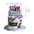 thumbnail image 2 of Kpop Demon Hunters Birthday Party Supplies,KPop Demon Hunters Birthday Party Supplies 1 flag +18 balloons +1 large power strip +12 small power strips, 2 of 8
