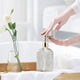 thumbnail image 3 of Botellas Dispensadoras De Vidrio 1 unidad Dispensador de jabón líquido de vidrio blanco de 300 g, envase recargable para loción de baño con bomba para gel de ducha y champú (500 ml) Rkxzt, 3 of 8