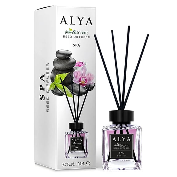 Alya Reed Diffuser Spa Scent Long-Lasting Fragrance & Relaxing Spa Scent 100ml