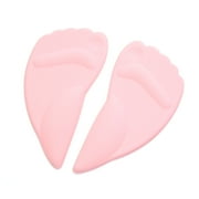 1 Pair Pink Silicone Self sticky Foot Arches Forefoot Pad Supporting Cushion Insole