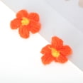 thumbnail image 5 of Unique Bargains Wool Yarn Flower Shoelace Charms 1 Pair Orange, 5 of 5