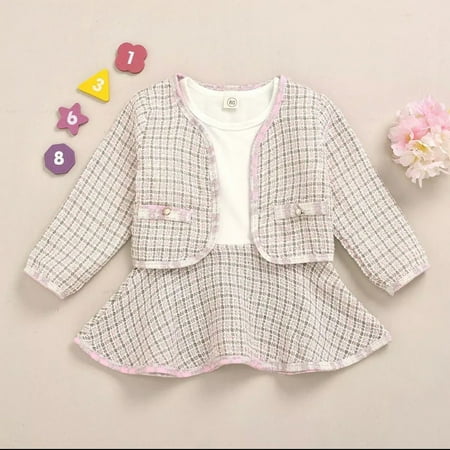

Toddler Baby Girl Knitted Sweater Pompom Fur Ball Pullover Top Fall Winter Pencil Skirt Outfit Clothes (5 Year Baby Pink)