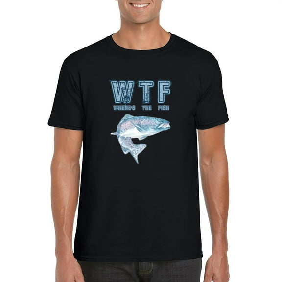 Fishing Shirt Gift Dad Trout Fisherman Men's Fly Funny Fathers Day T-Shirt, for men & women, up to size 5XL