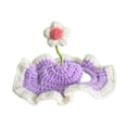 thumbnail image 4 of Gorro de invierno para mascotas, gorro de invierno para gatos, gorros adorables para perros, gorros para cachorros y otros animales pequeños, gatitos Púrpura, 4 of 10