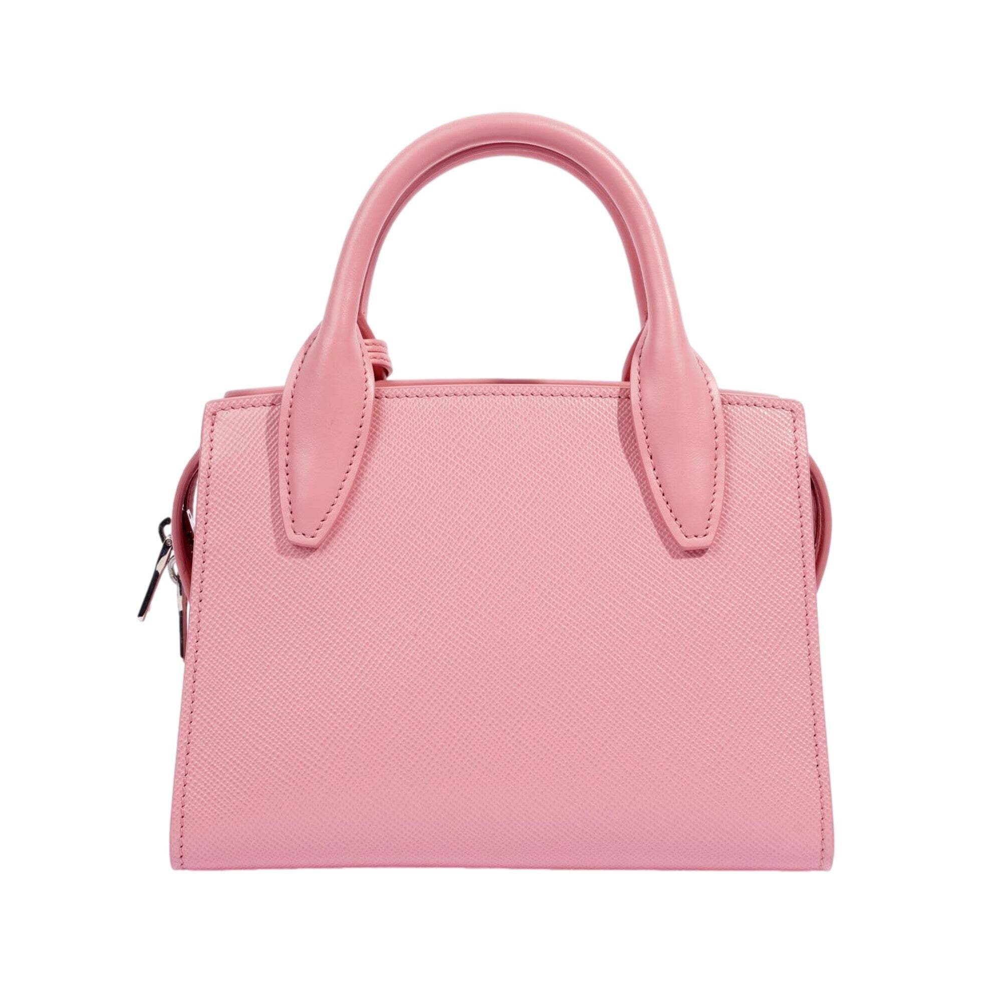 トートバッグ PRADA Pink nappa leather mini Prada Soft handbag トートバッグ PRADA Pink Nappa Leather Mini Prada Soft
