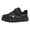 Black, variant on Boys Girls Running Shoes Flat Thick Bottom Breathable Lightweight Athletic Shoes Non Slip Sneakers Boys Girls (Little Kid/Big Kid),11.5