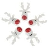 AOWA 5PCS/Set DIY Christmas white reindeer Resin flatback Cabochon Art Supply