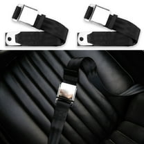 RetroBelt 2pt Lap Bucket Seat Belt Kit for 1967-1979 Ford Truck - Black Pair