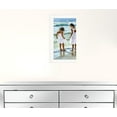 thumbnail image 2 of Two Girls At The Beach 2 White Framed Print Wall Art, 2 of 3