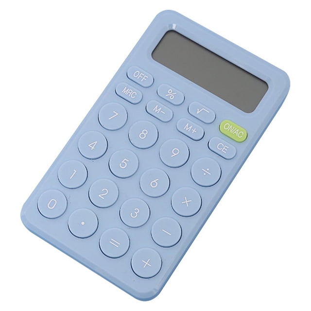 HLONK Student Calculator 8 Digits Professional Candy Color Small Portable Battery Operated LCD Display Student Calculator Office Supplies