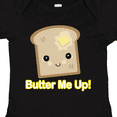 thumbnail image 4 of Inktastic Butter Me Up Toast Boys or Girls Baby Bodysuit, 4 of 5