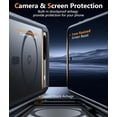 thumbnail image 5 of KOMI for Google Pixel 8A Case: Support Magnetic Charging Frosted Translucent Back Protective Phone Cover - Matte Military Grade Full Protection Drop Proof Shockproof Tough Cases - 6.1 inch (Black), 5 of 5