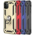 thumbnail image 3 of Dream Wireless  5.4 in. Rubberized Hybrid Protective Case with Shock Absorption & Built-In Rotatable Ring Stand for iphone 12 Mini, Red, 3 of 5