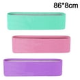 thumbnail image 2 of Resistance Bands For Legs And Butt, Exercise Band, Anti-Slip & Roll Elastic Workout Booty Bands For Women Squat Glute Hip Training - L-green, pink, purple, 2 of 5