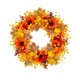 thumbnail image 2 of Artificial Fall Sunflower Wreath With Maple Leaves Plastic Fall Floral Wreath For Front Door Home And Thanksgiving Decor, 2 of 6