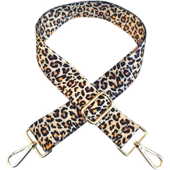 CoCoMangos Leopard Purse Strap 1.5" Wide Replacement Crossbody Bag Straps Adjustable Guitar Purse Strap Handbags Shoulder Strap