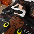 thumbnail image 4 of Castle Fairy Kids Teens Black Girl Bedding Comforter Set,Old Fashion King Bedding Sets, 4 of 8