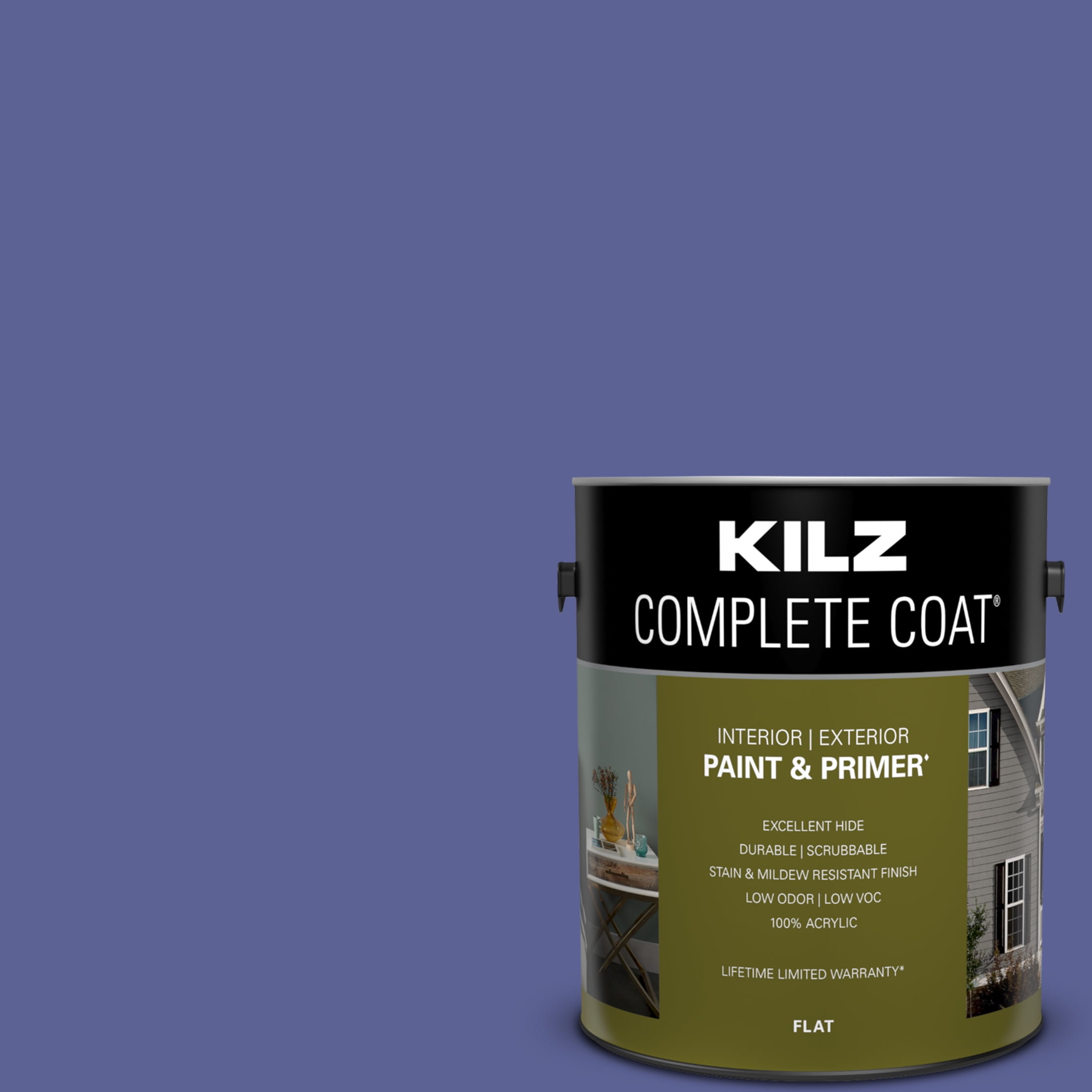 Grape Beginnings, KILZ Complete Coat Interior/Exterior Paint & Primer, 1 Gallon #RB130-02