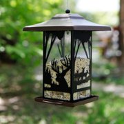 PerkyPet 2 lb Copper Panorama Bird Feeder