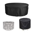 thumbnail image 4 of Cubierta redonda a prueba de polvo e impermeable para muebles, cubierta protectora para muebles de mesa de jardín al aire libre BANYUO Hogar, 4 of 5