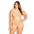 thumbnail image 3 of Avenue Women's Plus Size Modern Cotton Spandex Brief 3-Pack, 3 of 6
