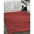 thumbnail image 2 of Ahgly Company Indoor Square Patterned Tomato Sauce Red Area Rugs, 5' Square, 2 of 6