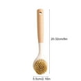 thumbnail image 3 of Dish Brush with Handle, Dish Scrubber Brush with Handle, Kitchen Brushes for Dishes & Pots, Sink, Eco Cleaning Tool Set, 3 of 7