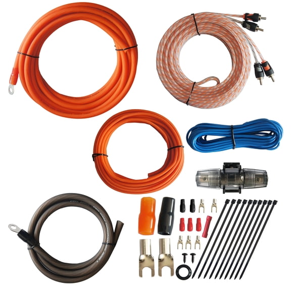 Kit de cableado para amplificadores de audio para coche, calibre 4 RockDirect RD True