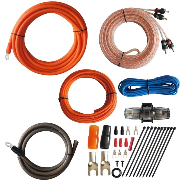 Kit de cableado para amplificadores de audio para coche, calibre 4 RockDirect RD True