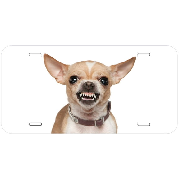 Chihuahua TAG02 Novelty Car Auto License Plate