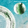 thumbnail image 3 of 3pcs Pool Rings for Kids Summer Fun Inflatable Glitter Swim Rings Outdoor Pool Beach Party, 3 of 5