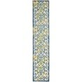 thumbnail image 3 of Nourison Aloha Indoor/Outdoor Ivory Blue 2'3" x 10' Area Rug, (2x10), 3 of 8