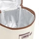 thumbnail image 3 of 304 Stainless Steel Insulated Lunch Box Leakproof Portable Round Lunch Box with Lid and Cooler Bag Dark Coffee Color 2 Pcs, 3 of 4