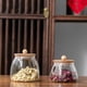thumbnail image 2 of 3 Uds. Tarro Sellado de Vidrio con Tapa de Madera, Recipiente para Alimentos, Té, Dulces, Botella de Almacenamiento para Cocina, Tarros Sellados de Gran Capacidad, 2 of 5