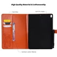 thumbnail image 4 of iPad 10.2" Case 8th 7th Generation, Allytech Slim Fit Folio Flip PU Leather Butterfly Embossed Smart Cover Auto Sleep Wake Protection TPU Back Cover Case for Apple iPad 10.2-inch 2020 2019, Orange, 4 of 6