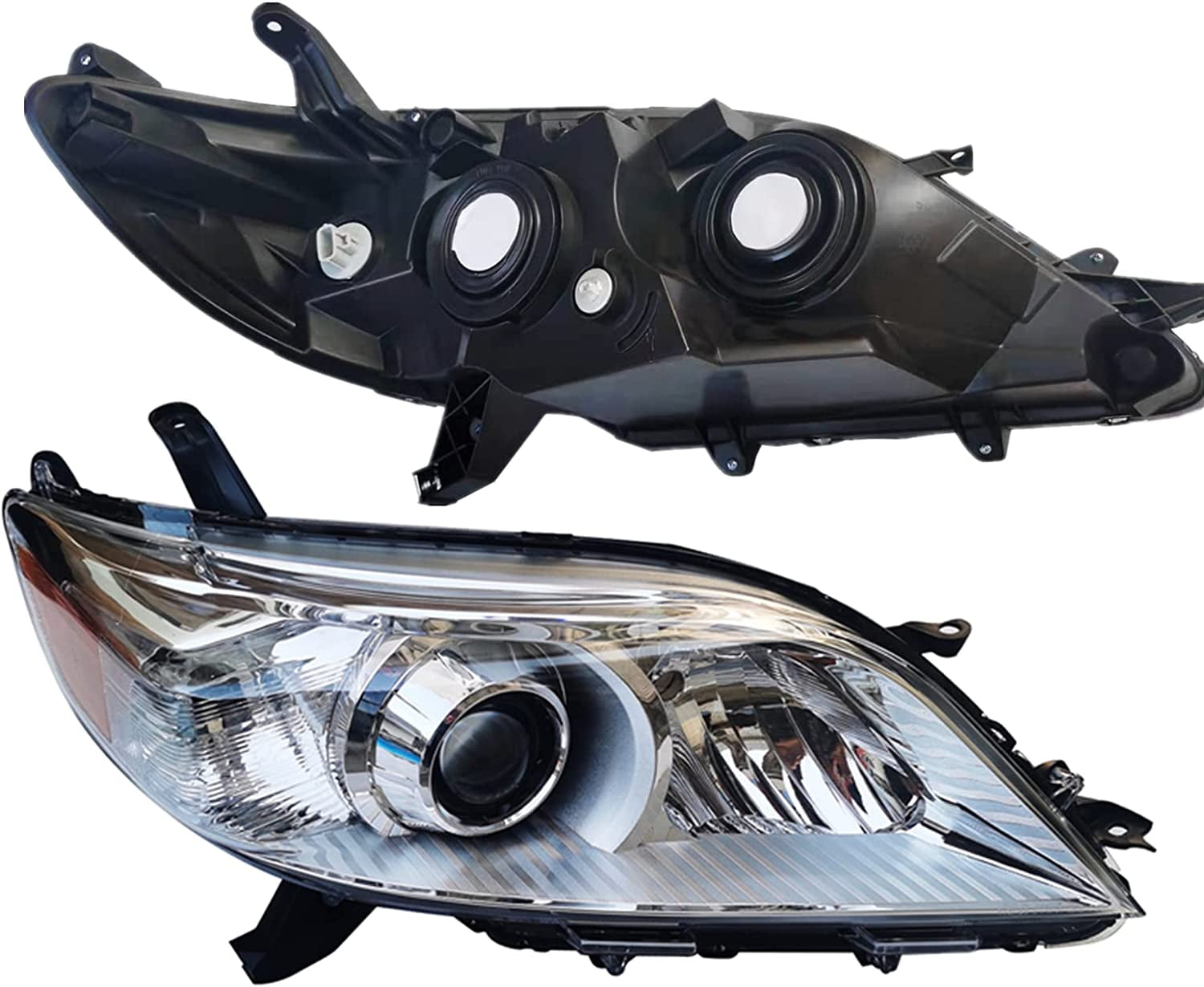 DENEST Headlights Assembly Compatible with 20112014 Senna Halogen