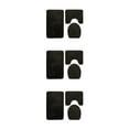 thumbnail image 3 of relayinert 3pack/lot Bathroom Rug Sets Easy To Install Waterproof Anti-slip Multi-functional Comfortable PJ210831-A004 3Set, 3 of 6