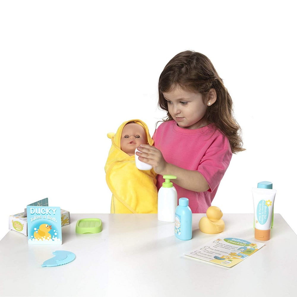Details about    MELISSA and DOUG Mine to Love Changing & Bath time Play Set 