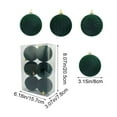 thumbnail image 6 of Christmas Balls, 6pcs White Shatterproof Ornaments Set Matte and Textured Plastic Hanging Decorations for Christmas Tree Holiday Party Home Decor 2025, 6 of 9