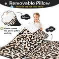 thumbnail image 3 of Beige and Black Of Leopard Print Toddler Nap Mats for Kids Preschool,Sleeping Mat Bag or Kids,Toddler Sleeping Bag,Toddler Nap Mat or Daycare, 3 of 6