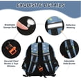 thumbnail image 3 of ALAZA Jellyfish Turtle Pattern Mini Backpack School Bookbag Age 3-7 Medium, 3 of 7