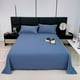 thumbnail image 1 of HWRETIE Sábana de cama de color liso de algodón lavado individual,funda de edredón,ropa de cama de 220 x 230 cm,suave y transpirable,para el hogar,dormitorio,colcha,manta, 1 of 8